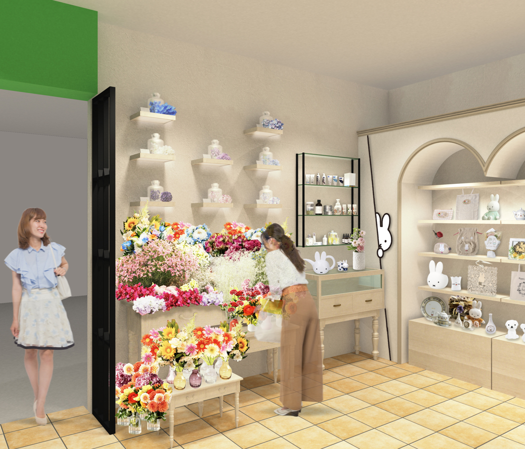 lower Miffy LUCUA大阪店店內